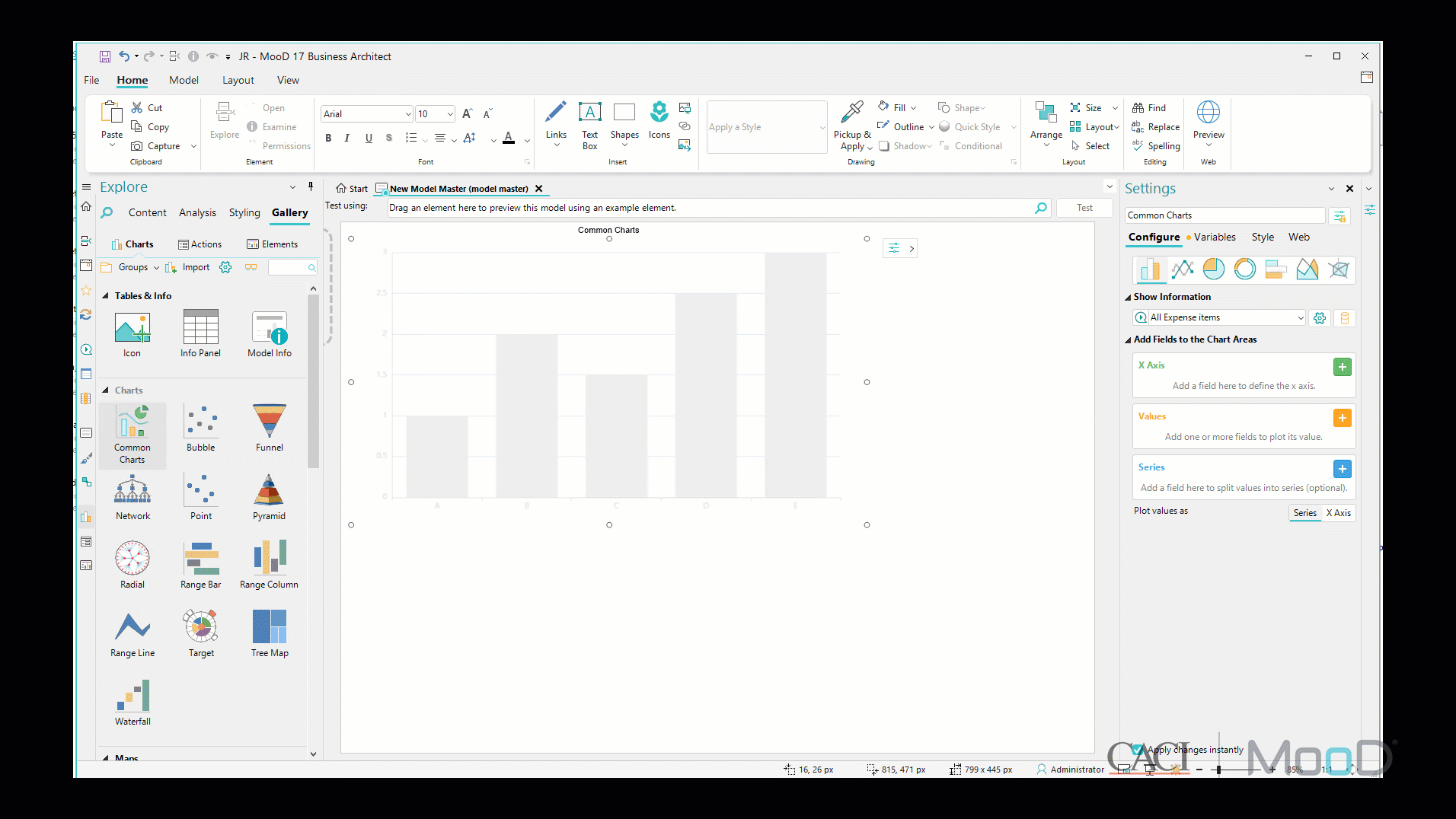 Define data to be shown and stack.gif